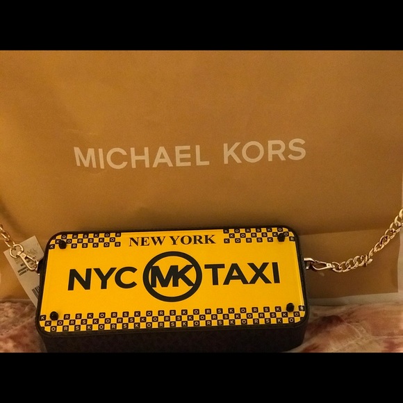Michael Kors NYC Taxi Yellow crossbody. New MK - Picture 1 of 2